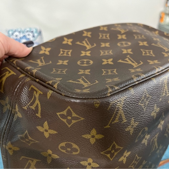 Louis Vuitton Brown and Blue Tote - Picture 9 of 11
